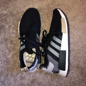 Black and Tan adidas NMDs